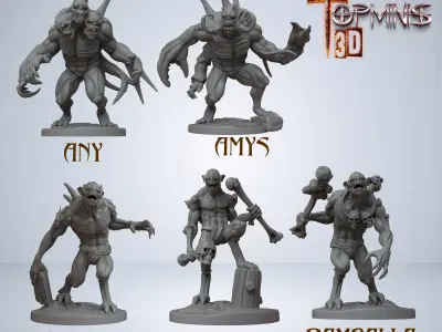 ROLE GAME CREATURES 3D print model
