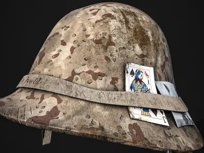  Helmet Free low-poly 3D model