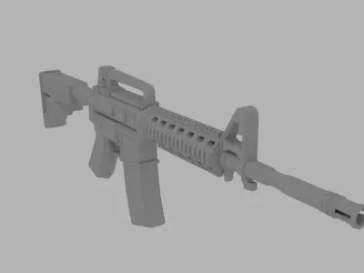 Pinkar rifle 3D model