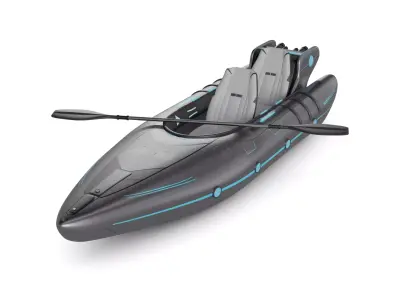 Inflatable Kayak 3D model