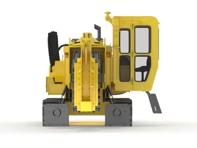 Vermeer T755III Pipeline Trencher  3D model
