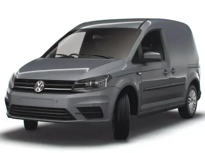 Volkswagen Caddy UK-spec Trendline 2020 3D model