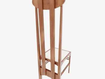 Mackintosh - Argyle High Back Chair 3D model