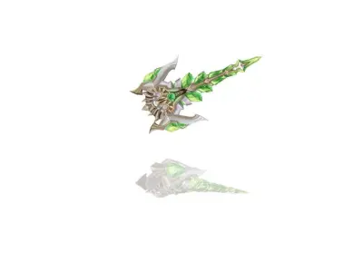 Shards Battle-Gloves Low-poly 3D model