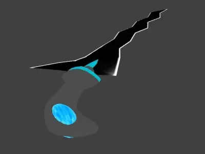 Keris-7 Low-poly 3D model