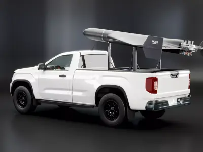 GERAN-2 and Pickup Launcher 3D model