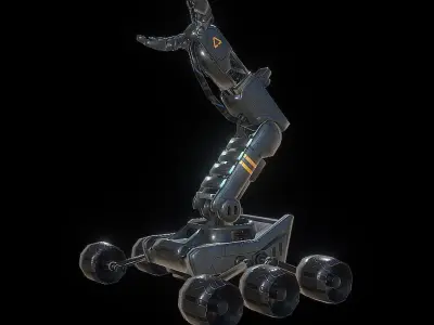 Robotic Arm  Low-poly 3D model purchase