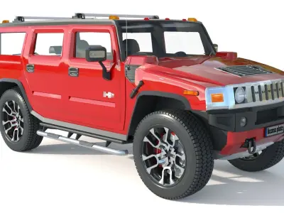 Hummer H 2 Specs  3D model