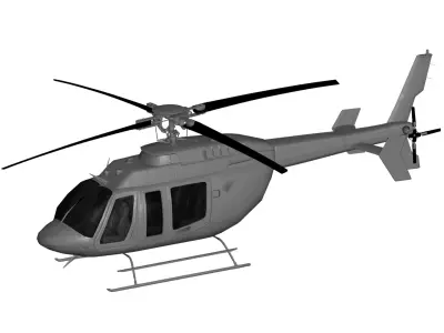 Bell 407 3D model purchase