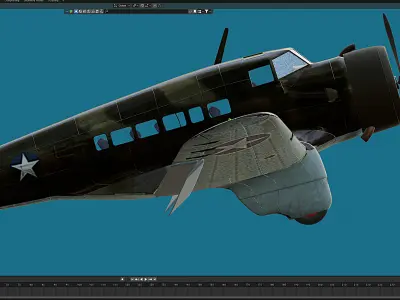Northrop delta Free 3D model