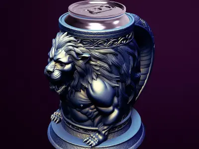 The Cursed Chimera Can Holder 3D Printable STL File 3D print model