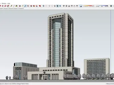 Sketchup Office building 192 3D model