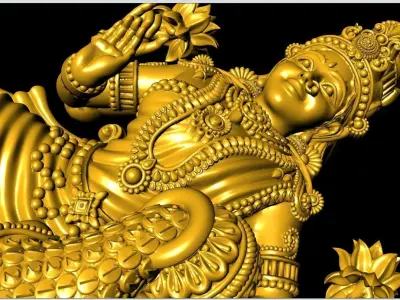 Gaja Lakshmi Artwork-36 3D print model