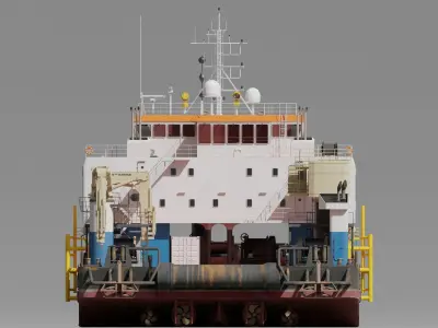 ZWERVER I Work Vessel  3D model