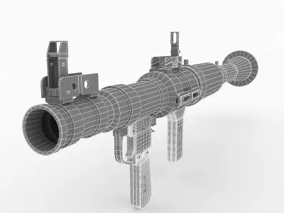 RPG-7 Rocket LAuncher 3D model buy
