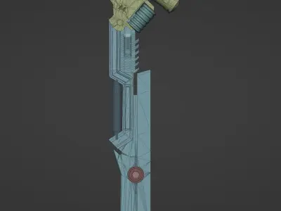 Blade Steampunk 3D model