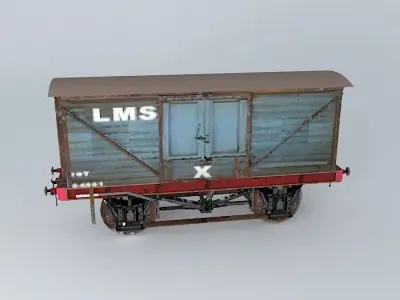 LMS BOX VAN Free 3D model