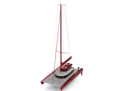 Catamaran 3D model