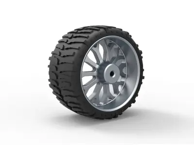 Offroad wheel for lifted trucks 2 3D print model