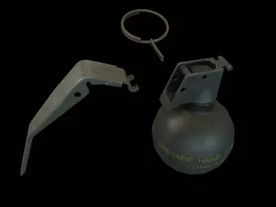 M67 Grenade Low-poly 3D model buy