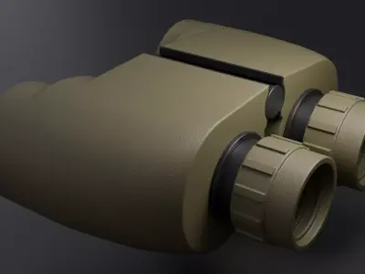 Steiner 10x50 Military Binocular Low-poly 3D model