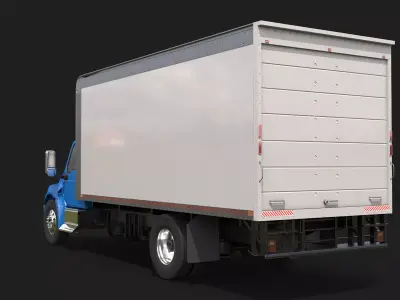 International eMV Box Electric Truck 3D model