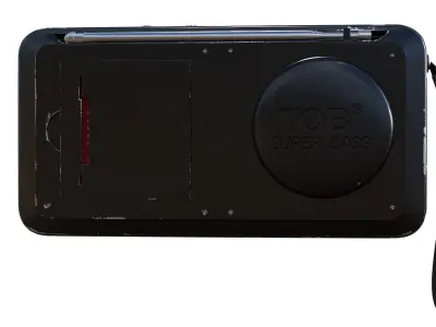 Radio 3D model get