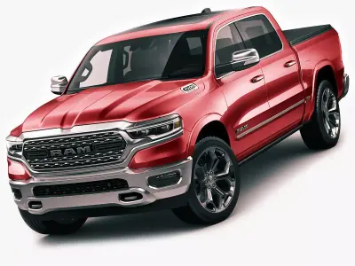 Ram 1500 Limited 2019 3D model