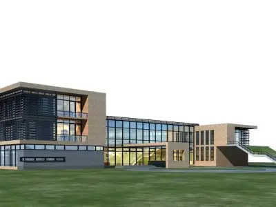 Office Building 3D model 337