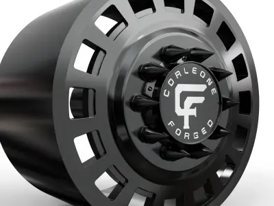 corleone front demeo dually wheel  3D print model