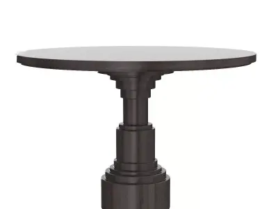 Apollo Side Table Pale 3D model