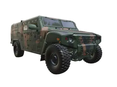 K-151 Korean Military Jeep 3D Model 3D model