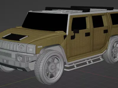 Hammer H2 Model Free 3D model