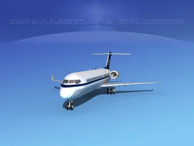 Comac ARJ21-700 Myanmar Airlines 3D model