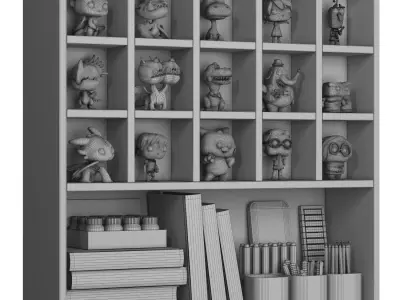 Toys and Wall Decor for the Kids Room 7 3D model