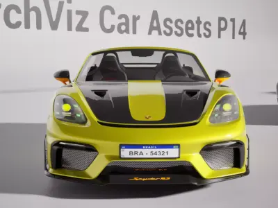 ArchViz Car Assets P14 - Unreal Engine 5 3D model