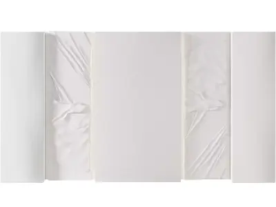 Embossed wall panels with backlight 3D model