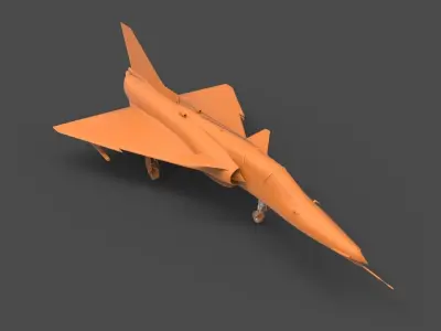 IAI Kfir 3D print model