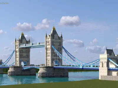 Tower Bridge London  purchase 3D model