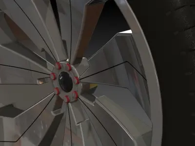 Car Wheel  3D model