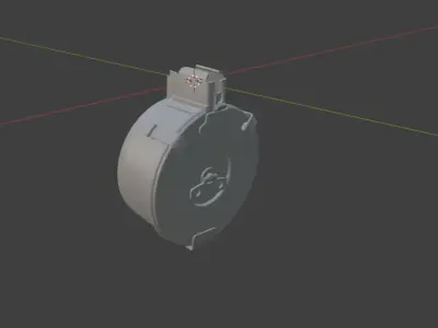 Magazine Low-poly 3D model