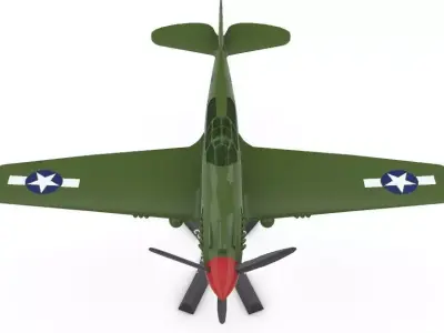 Curtiss P-40 3D print model purchase