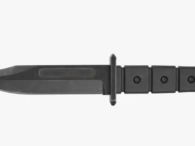 Tactical knife Low-poly 3D model shop