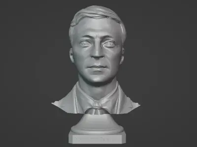 Volodymyr Zelensky 3D Printable Bust 3D print model