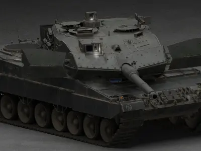 Tank Leopard 2a6 3D model