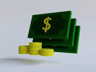 Business 3d icon Free 3D model