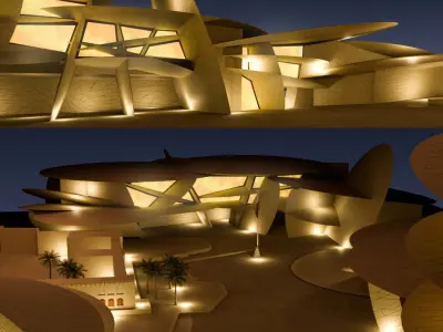 National Museum of Qatar 3D Model