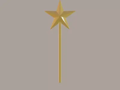 Magical Wand 3D model