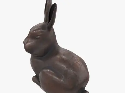 Rabbit Statue  3D model