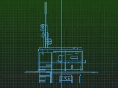 Free Radar Building Free low-poly 3D model